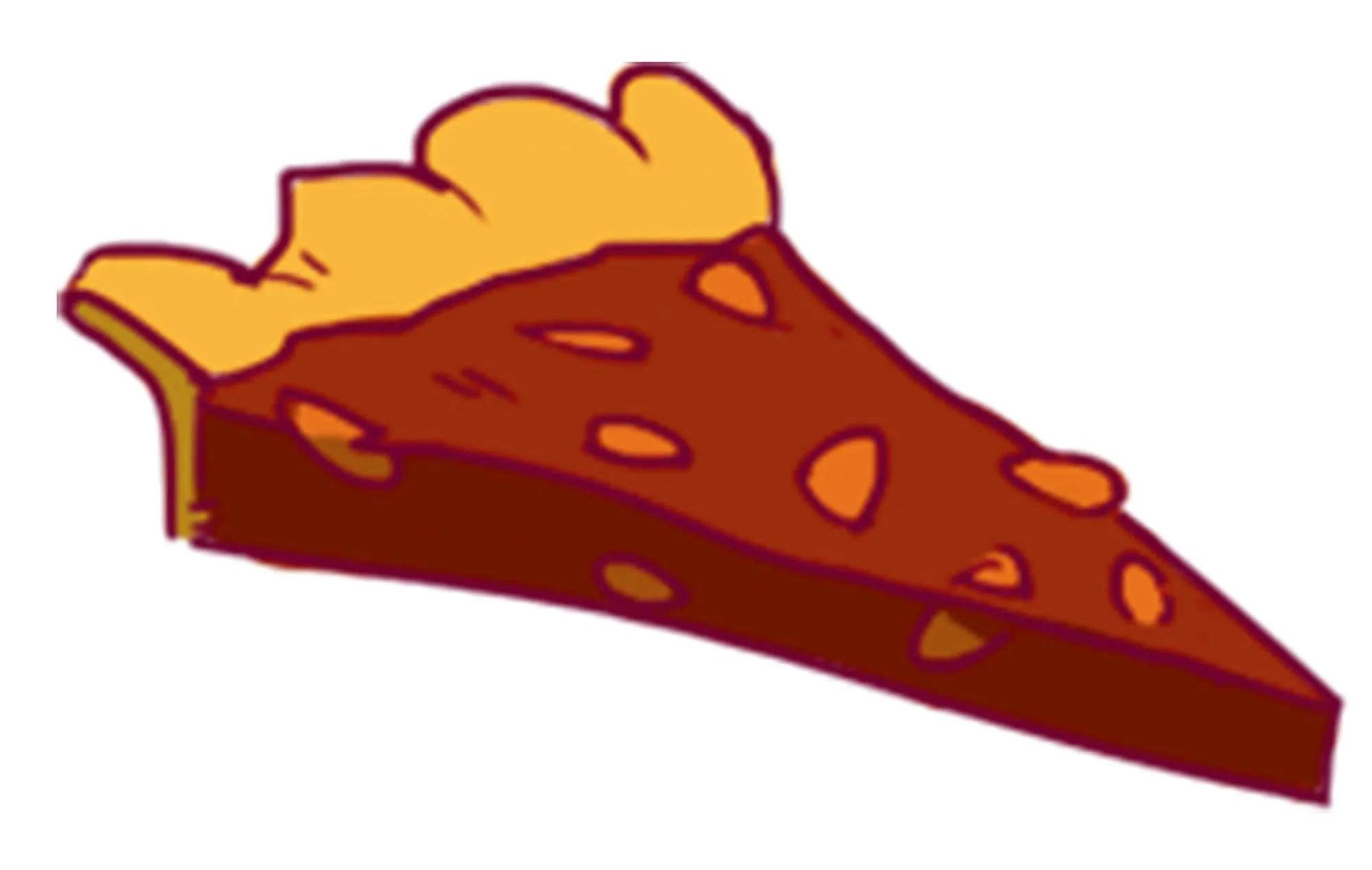 Illustration d'une tarte à la noix de pécan.