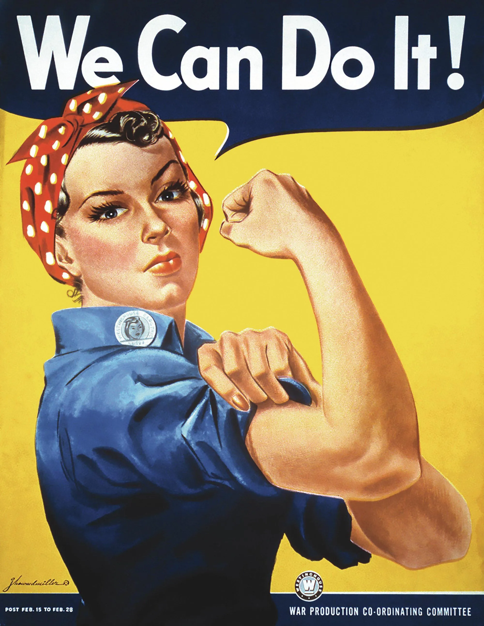 Un poster de J. Howard Miller's, We Can Do It!
