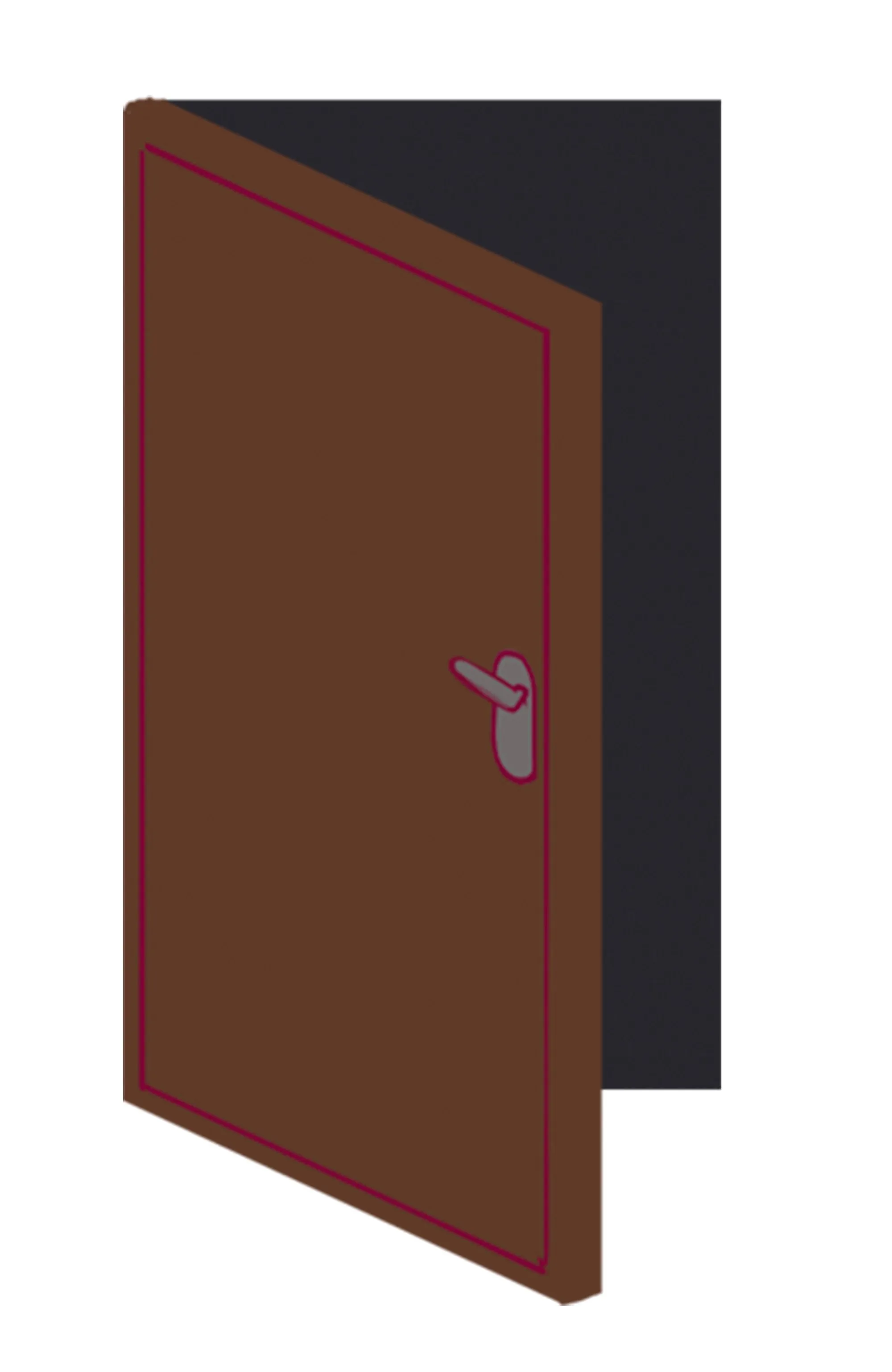 Illustration d'une porte d'entrée.