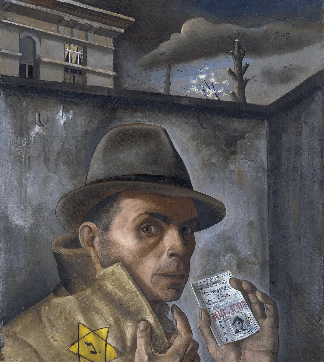 Felix Nussbaum, Autoportrait au passeport juif