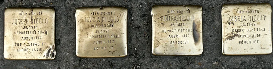 Quatre stolpersteine