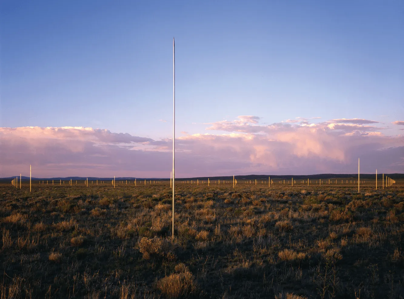 Walter De Maria, The Lightning Field (Le Champ d'éclairs)