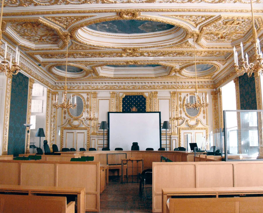 Cour d'assise du palais du parlement de Bretagne