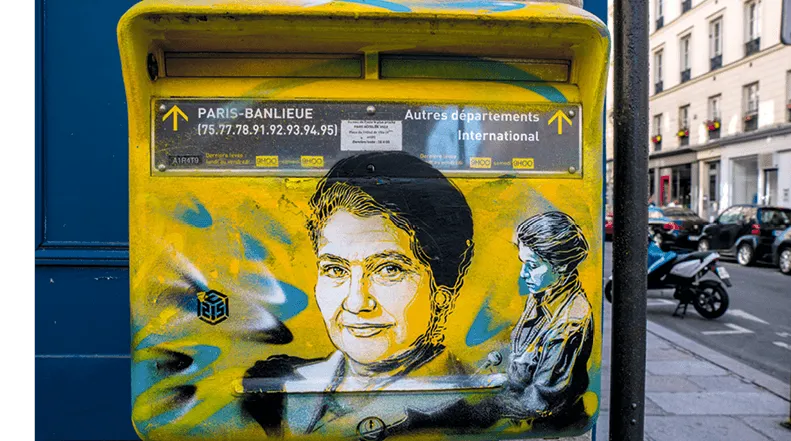 Christian Guémy (C215), portraits de Simone Veil