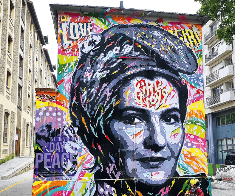 Jo Di Bona, portrait de Simone Veil en Marianne