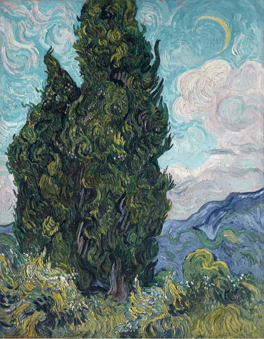 Vincent Van Gogh, Cyprès,