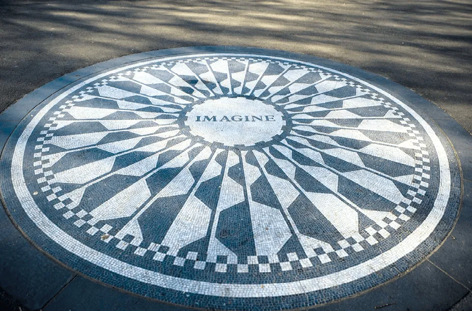Mémorial Imagine, en hommage à John Lennon