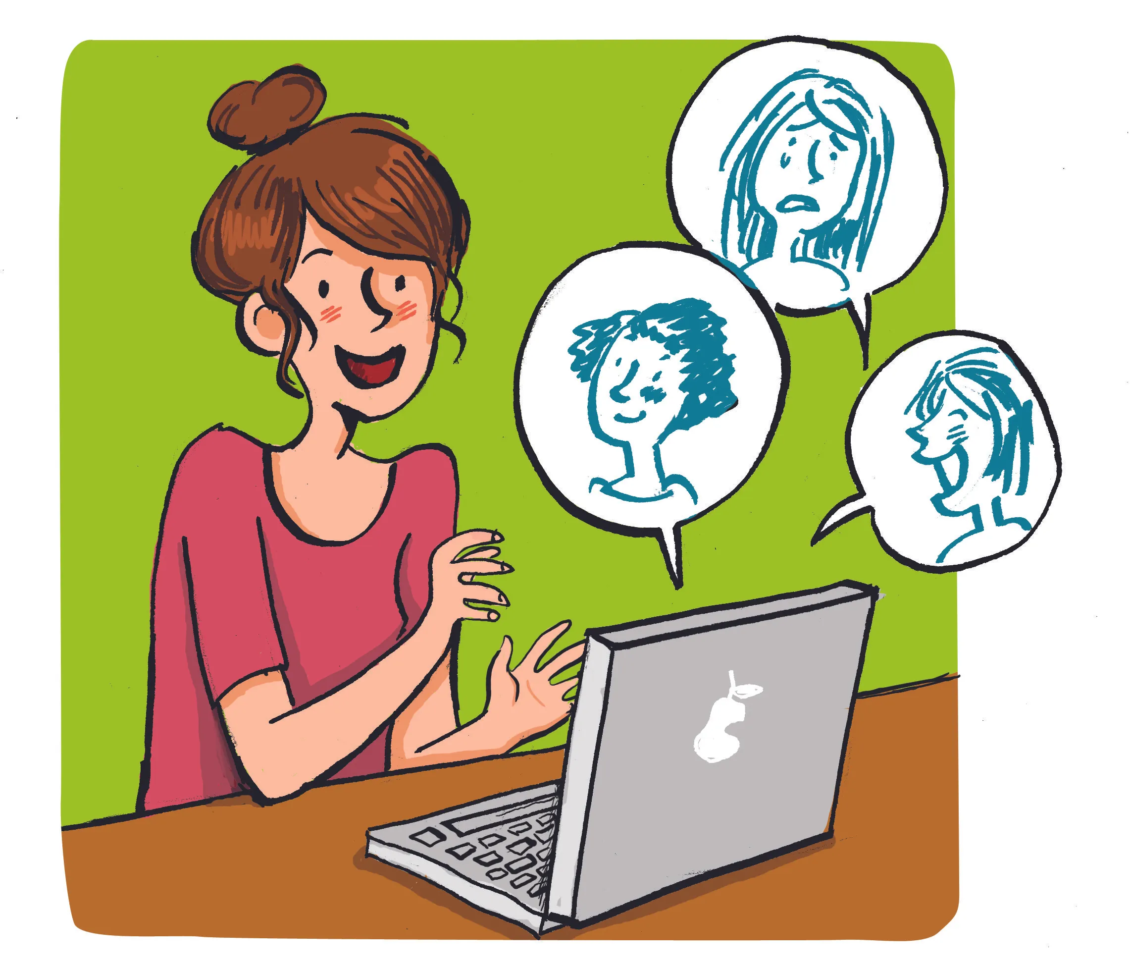 Illustration d'une petite fille.