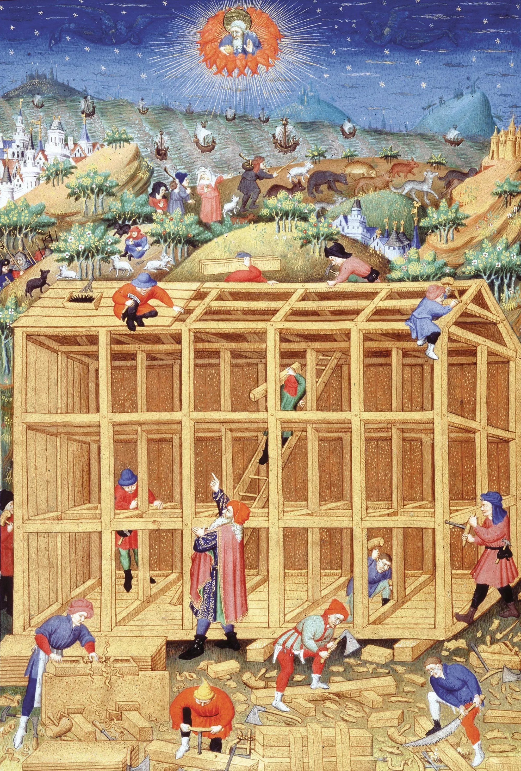 La construction de l'Arche de Noé
