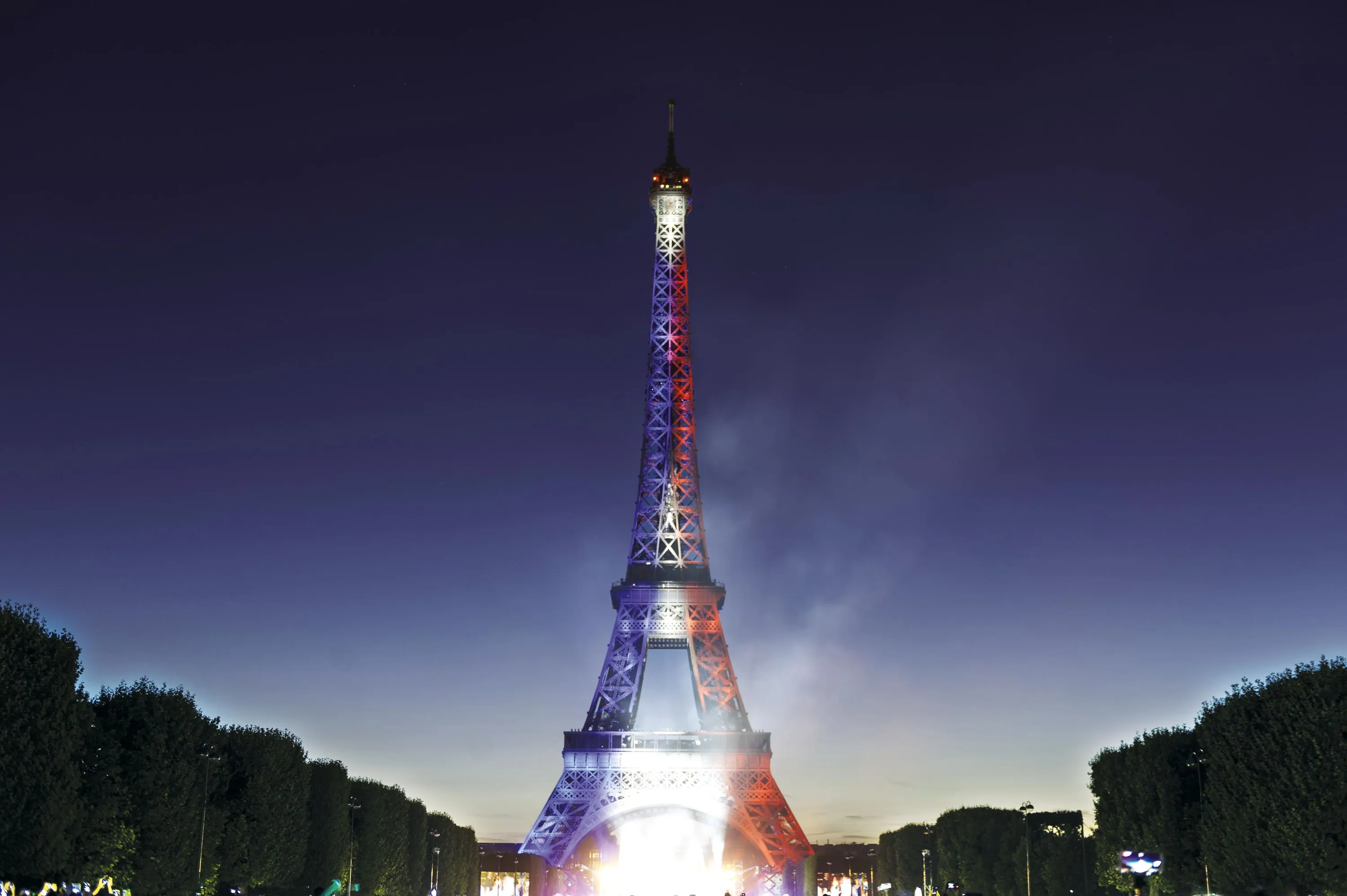 Feu d'artifice à Paris, le 14 juillet 2015.