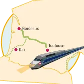 Carte TGV Sud-Ouest