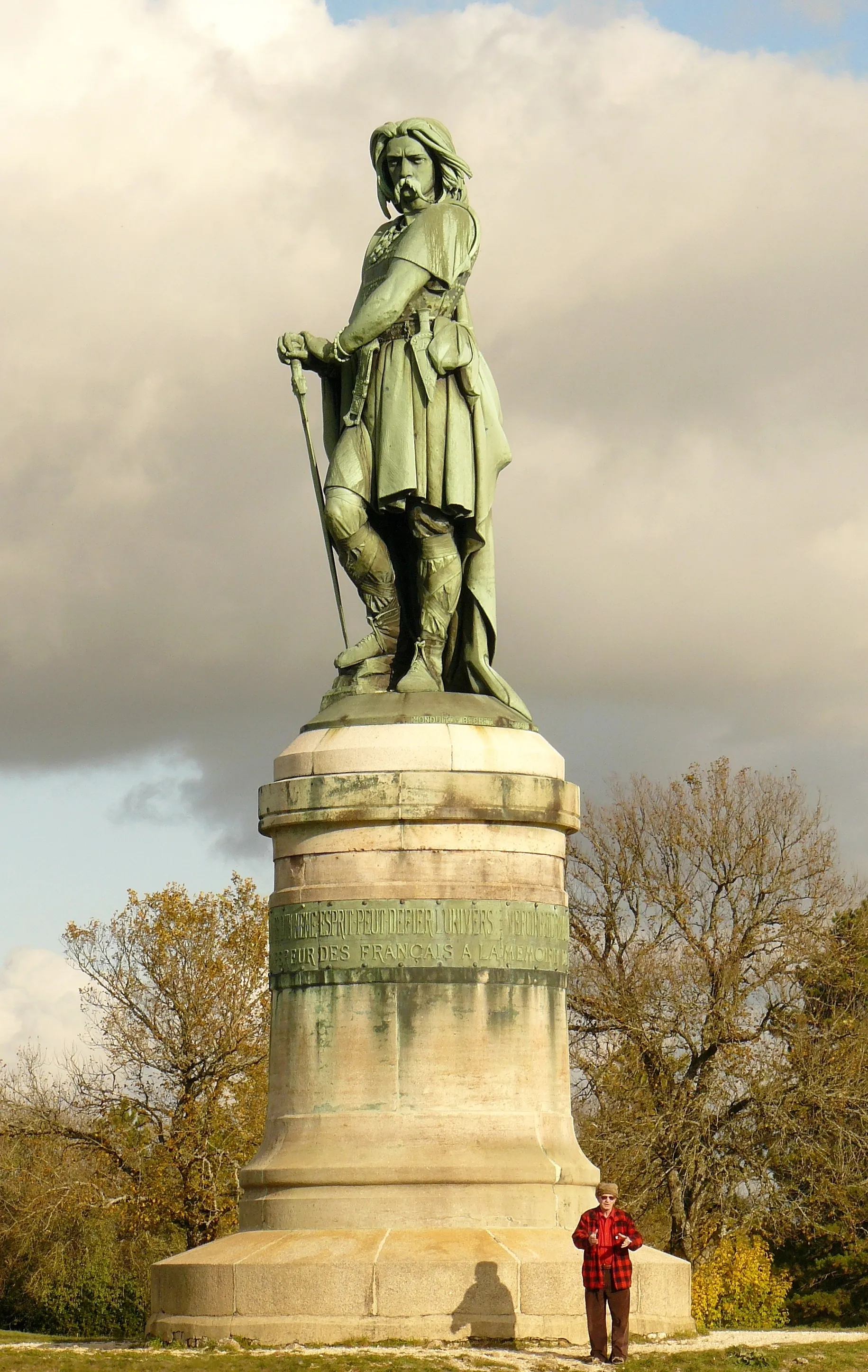 Statue de Vercingétorix sur le site de la bataille d'Alésia