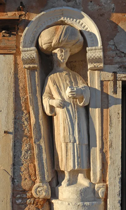 Statue d'un marchand vénitien