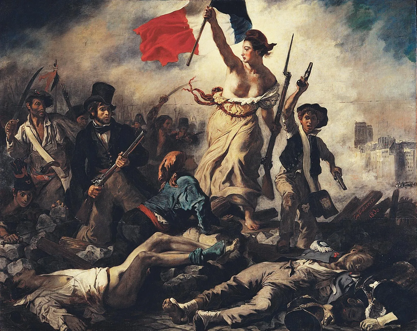 La Liberté guidant le peuple, 1831