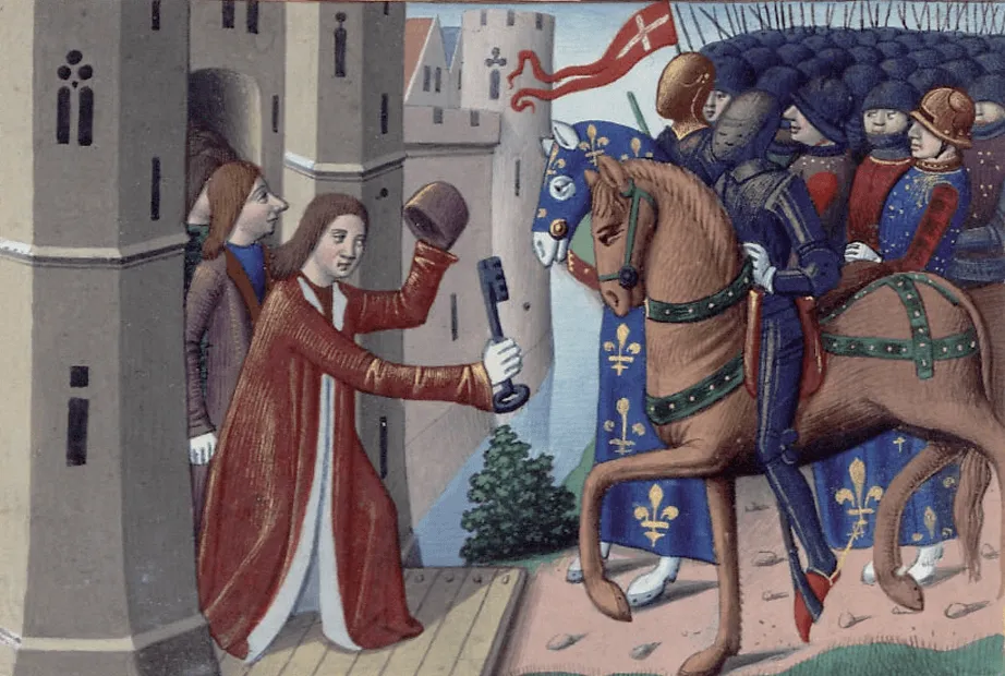 Miniatures, Martial d'Auvergne, Vigiles de Charles VII 1484