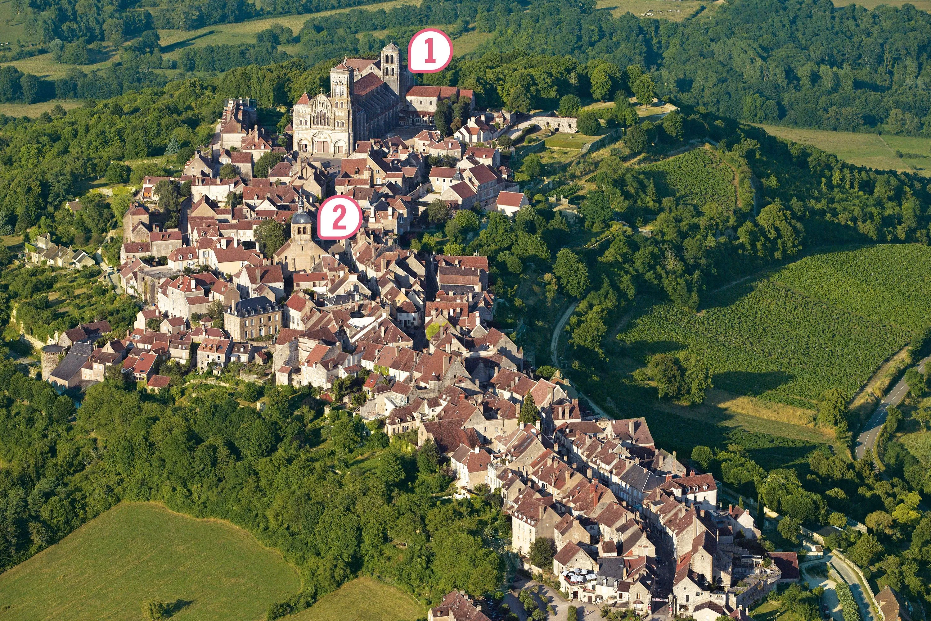 Doc. 1 : V�ézelay (Yonne), sur les chemins de Compostelle