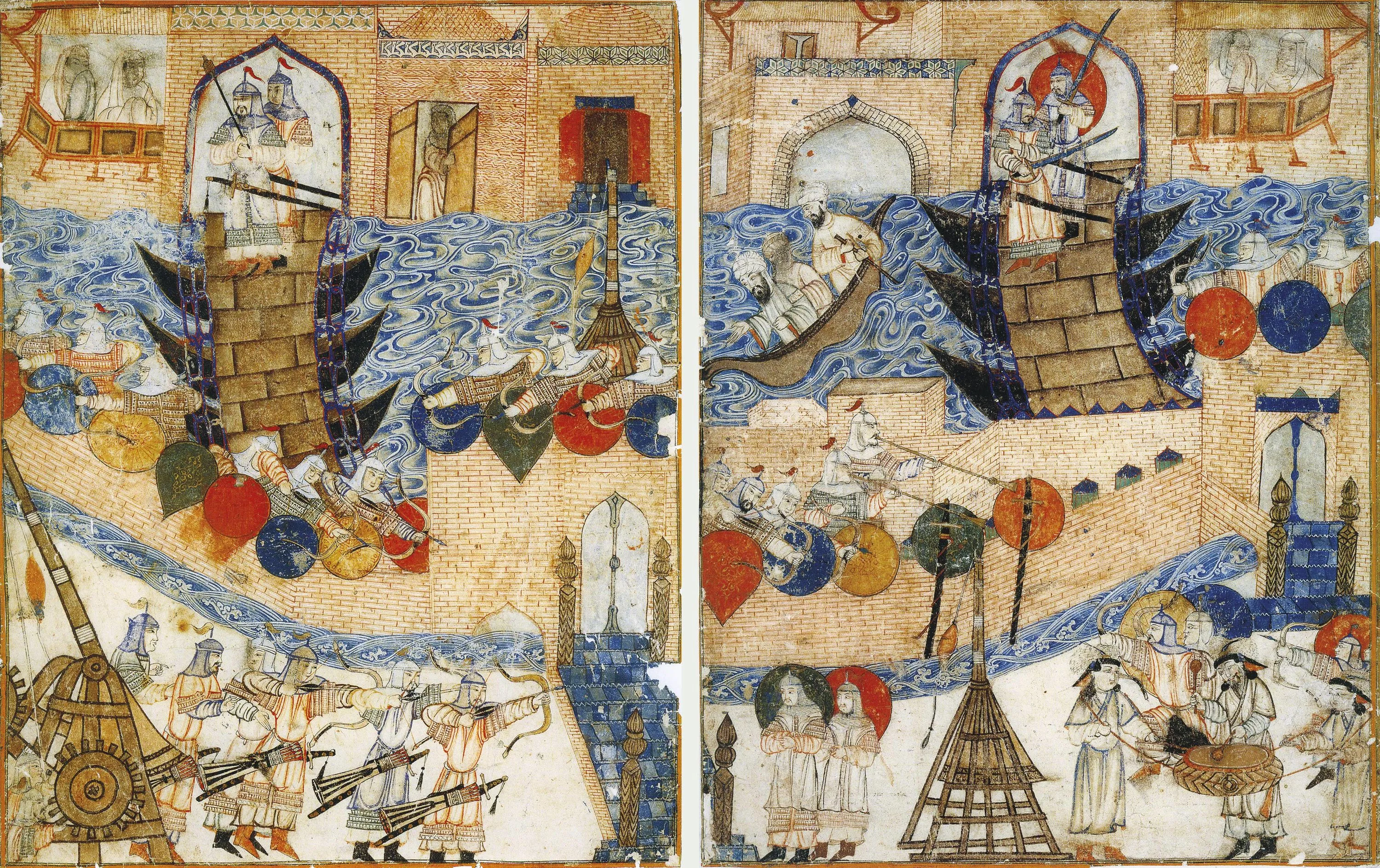 La prise de Bagdad par les Mongols en 1258