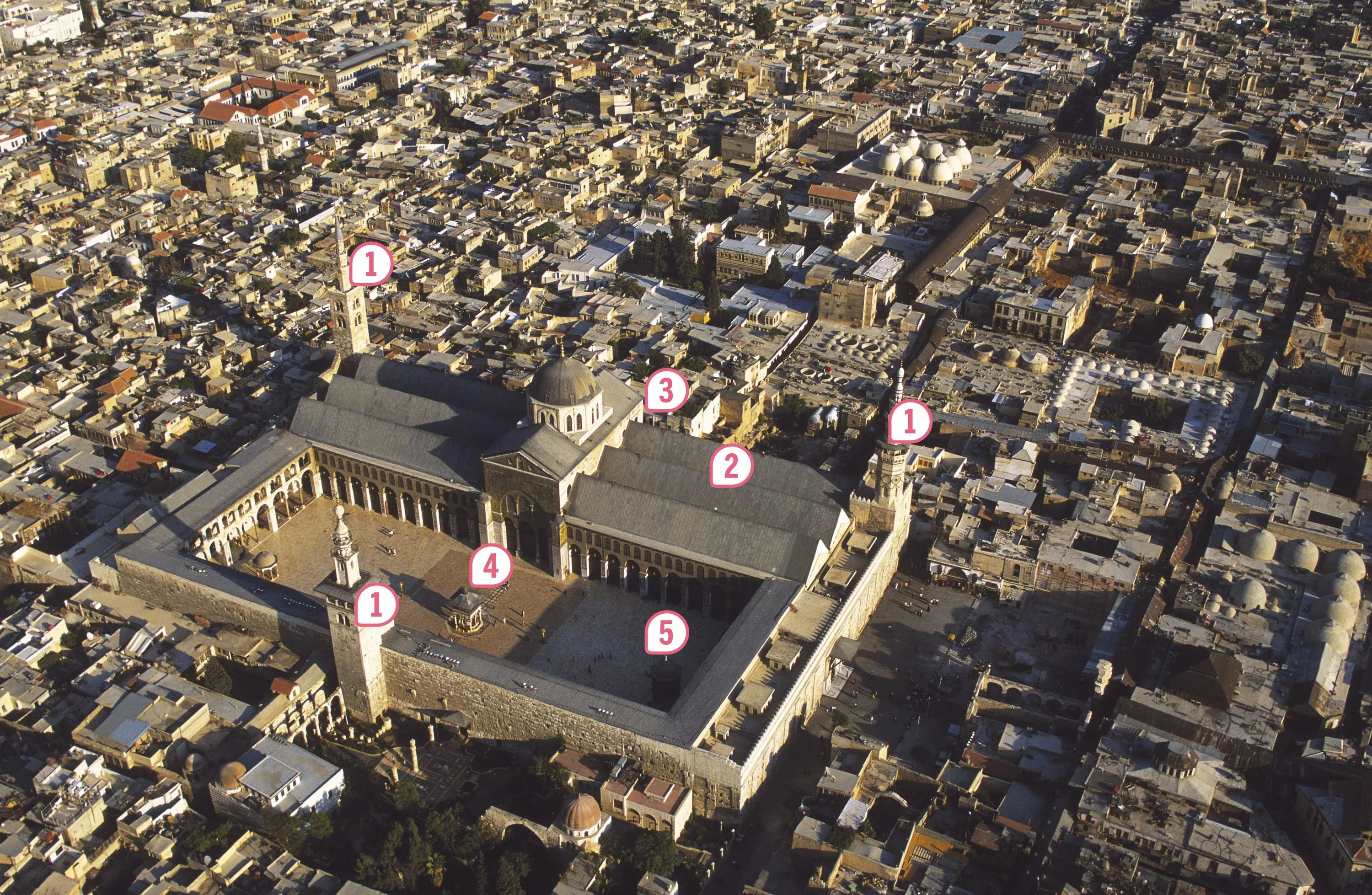 La Grande mosquée des Omeyyades de Damas