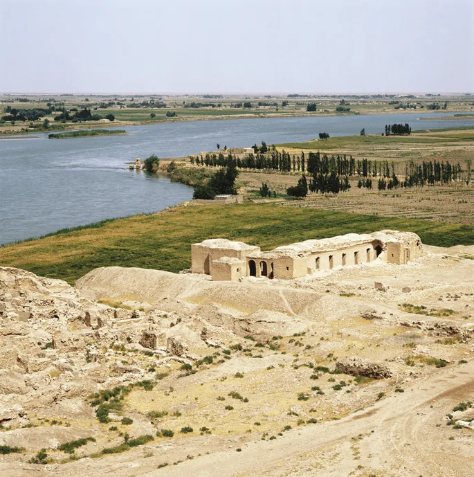Le site de Mari, au bord de l'Euphrate