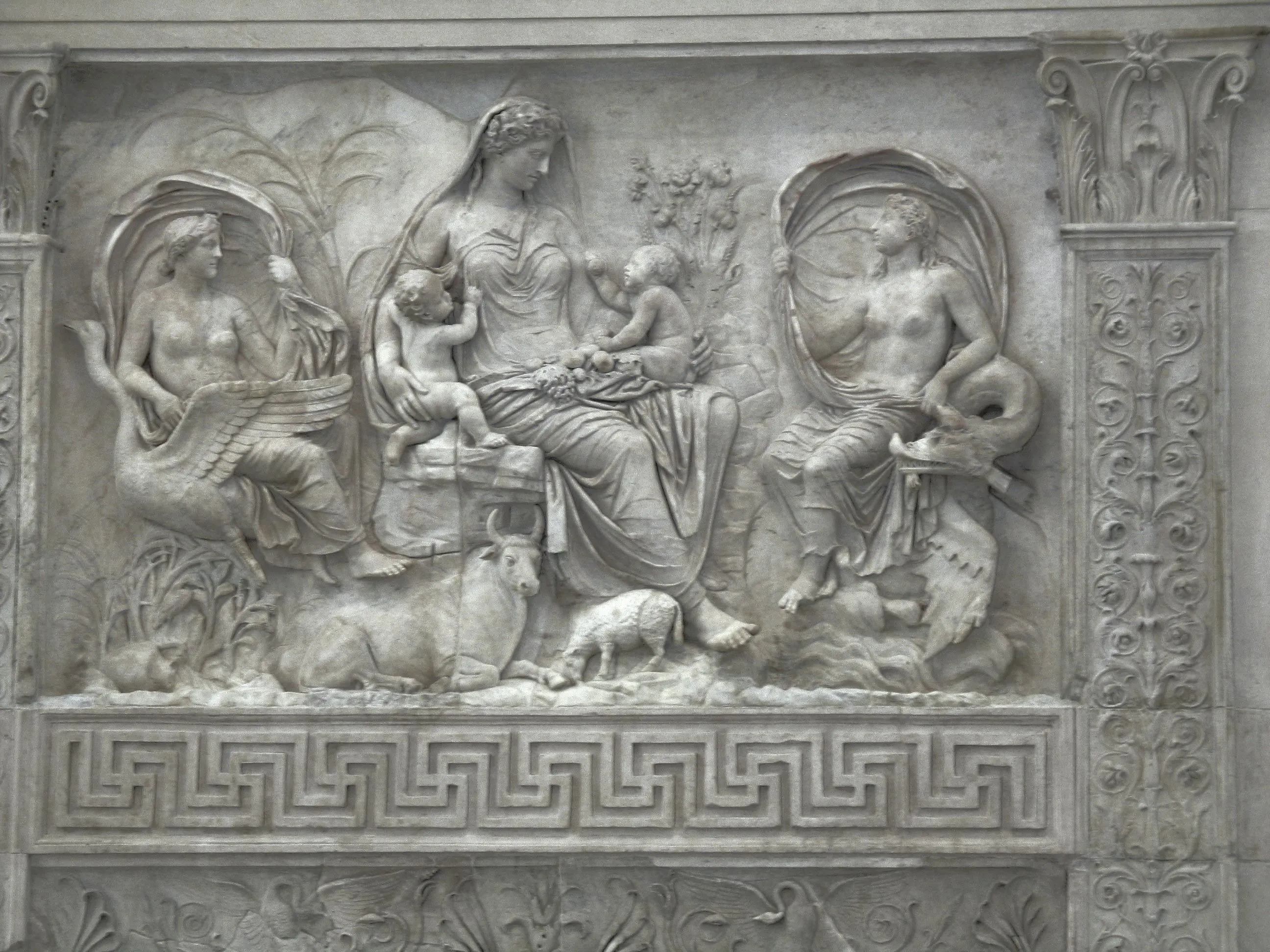 Doc. 3 Les bas-reliefs de l'Autel de la paix, à la gloire d'Auguste