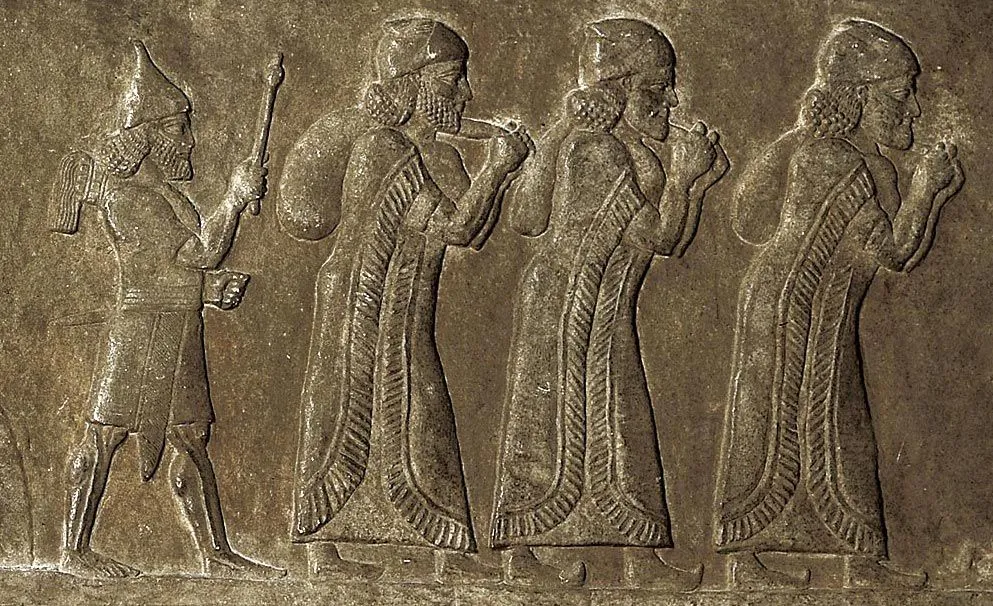  Bas-relief, palais assyrien de Nimrud