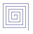spirale carrée