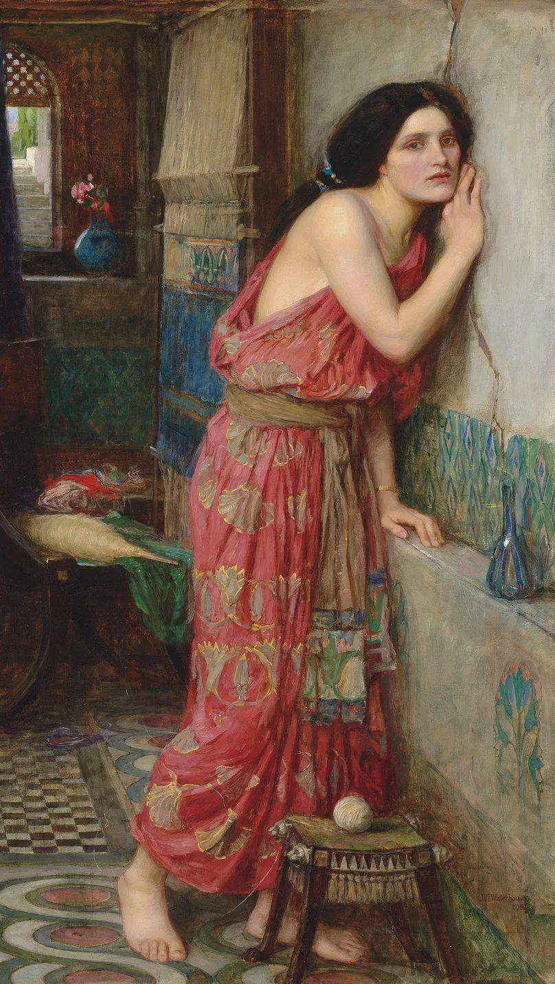 John William Waterhouse, Thisbé, 1909, huile sur toile, 97 × 59 cm (collection privée).