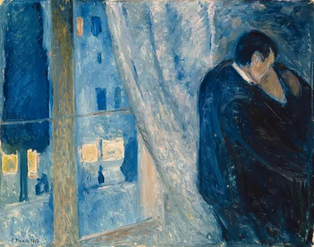 Edvard Munch, Le Baiser près de la fenêtre
