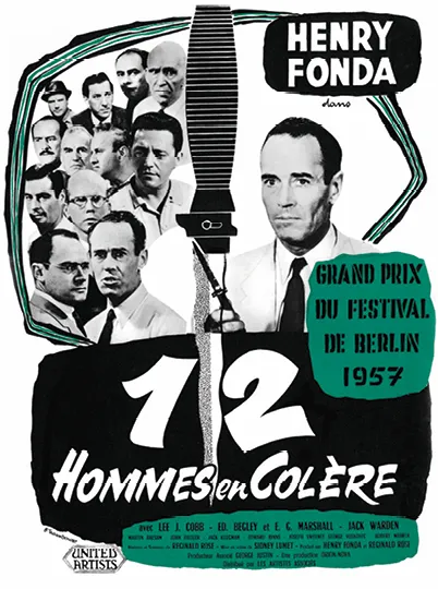 Douze hommes en colère, film de Sidney Lumet, 1957. 