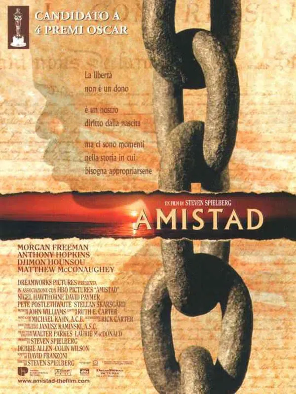 Amistad, film de Steven Spielberg, 1998.