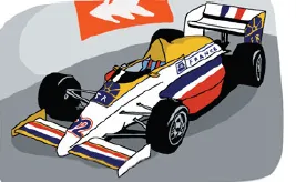 Illustration d'une voiture de formule 1