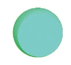 Rond turquoise