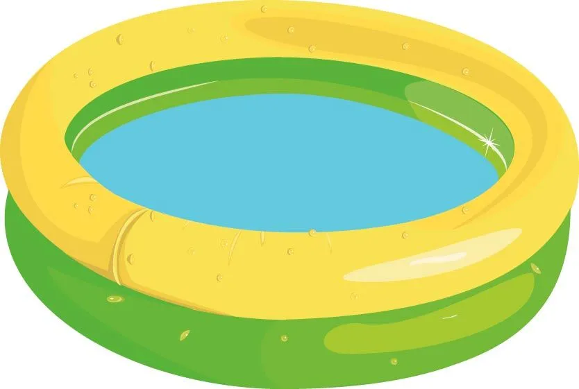 illustration d'une piscine gonflable
