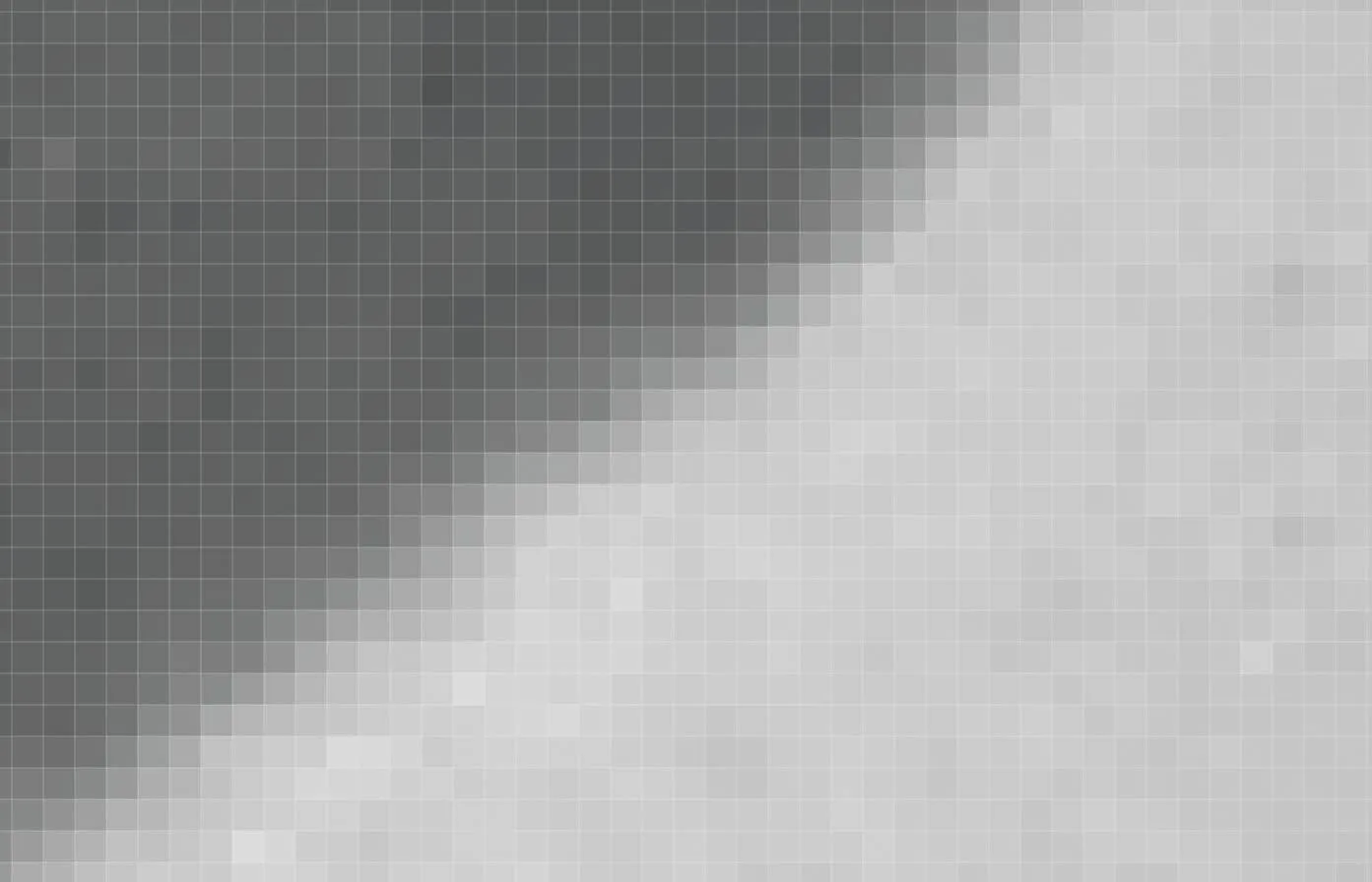 Photographie pixelisée en noir et blanc