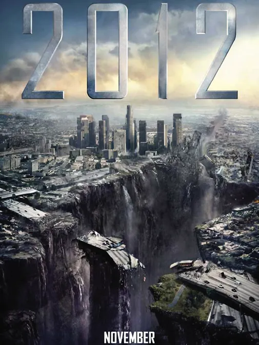 Affiche du film 2012, réalisé par Roland Emmerich, 2009.