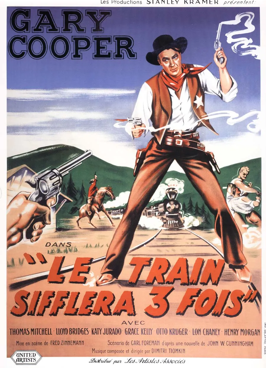 Le train sifflera 3 fois, film de Fred Zinnemann, 1952.