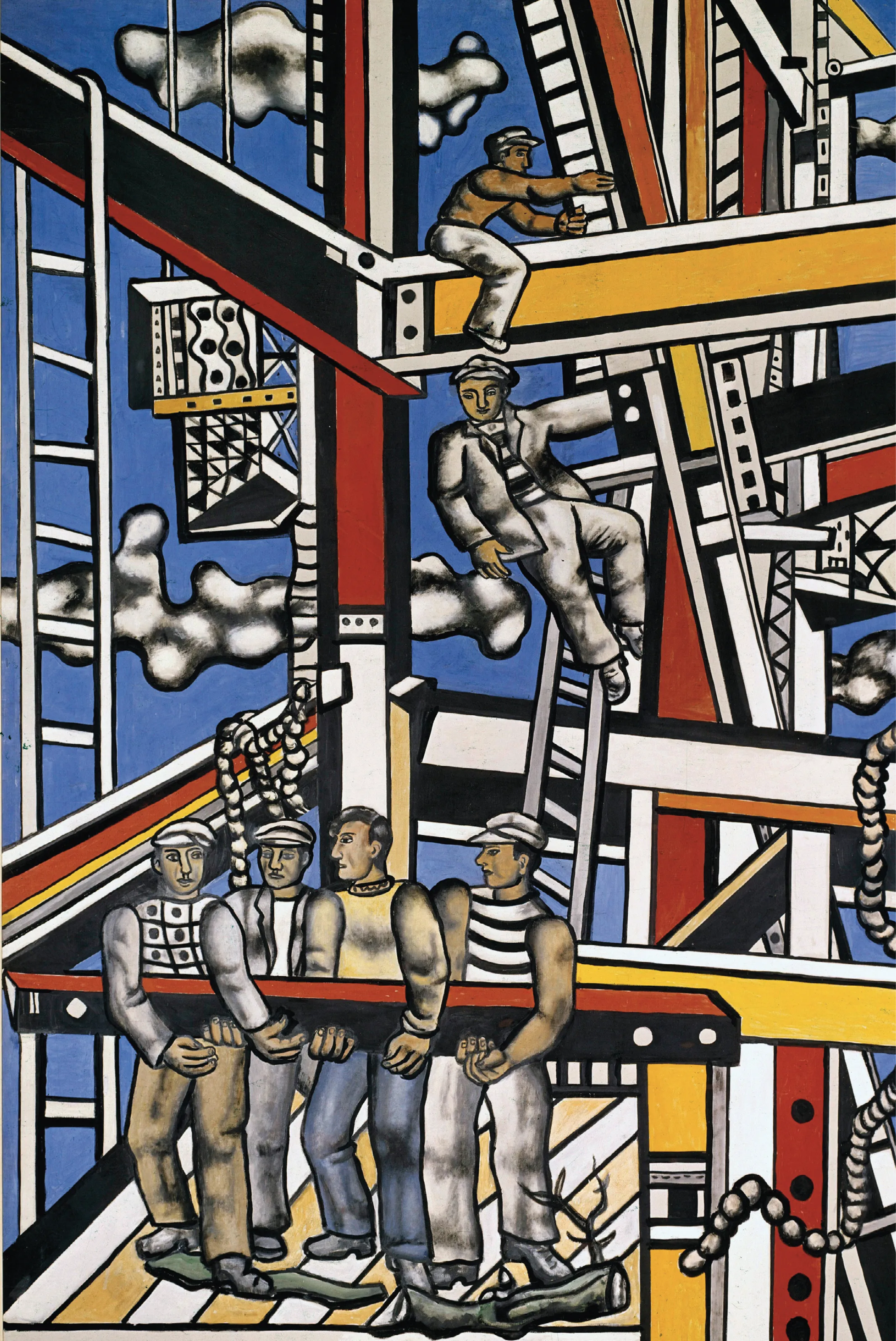 Fernand Léger, Les Constructeurs, huile sur toile