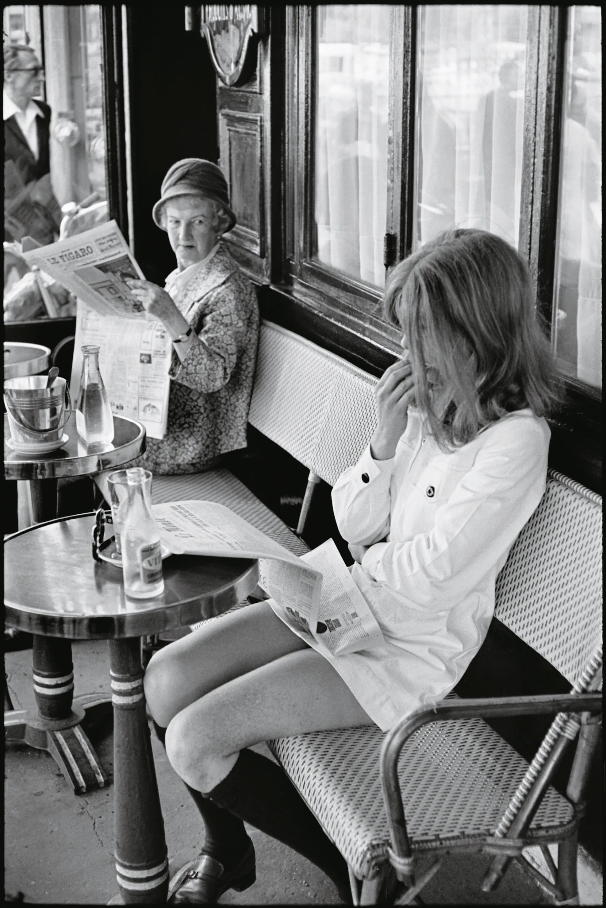 Henri Cartier-Bresson, Brasserie
Lipp (Paris), photographie, 1969