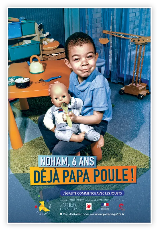 Noham, 6 ans Déjà Papa poule