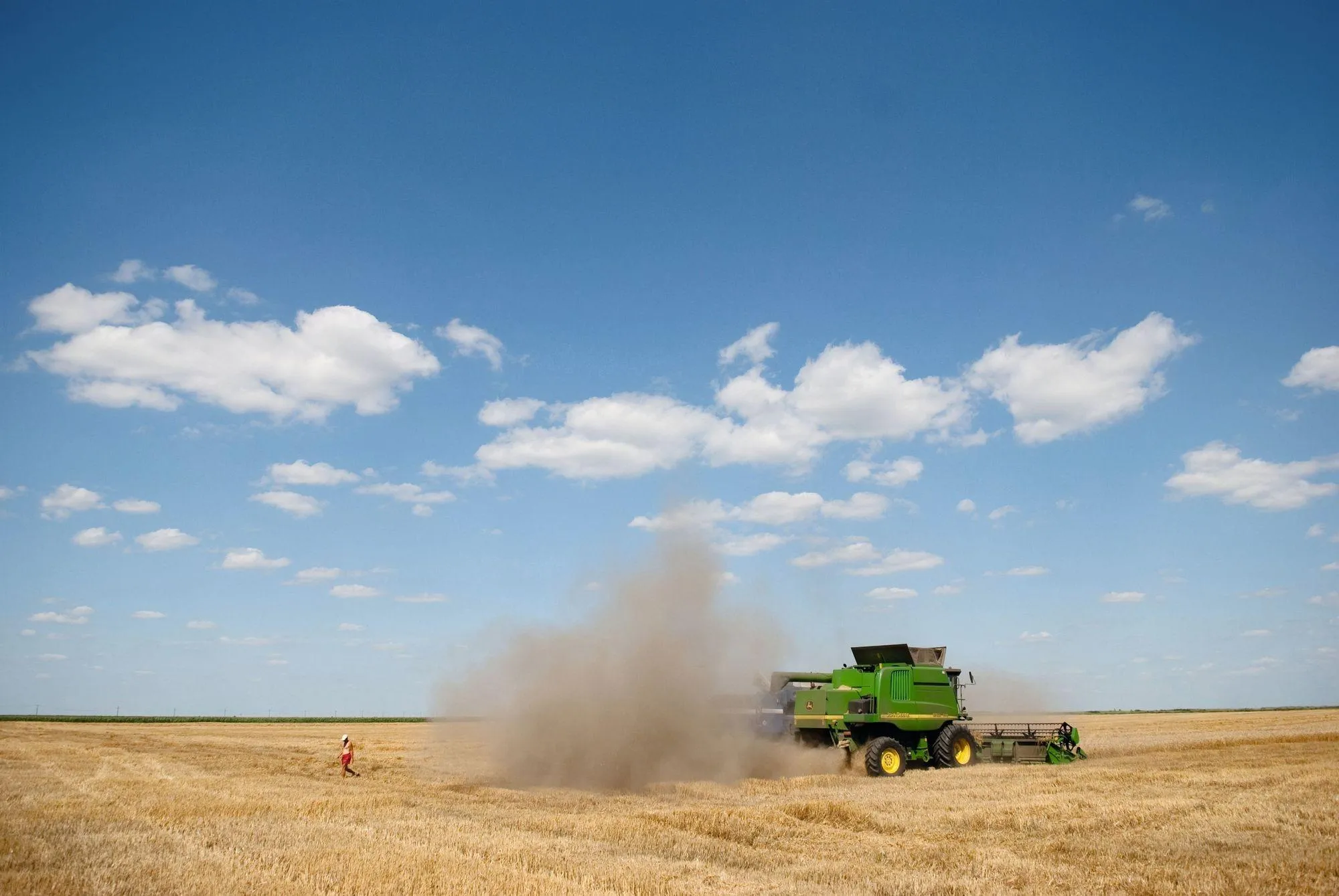 Paysage agricole Roumanie