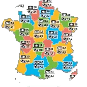 carte de la France