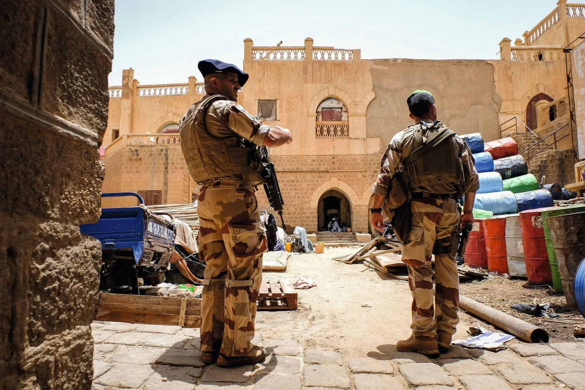 Des soldats français à Goa, Mali