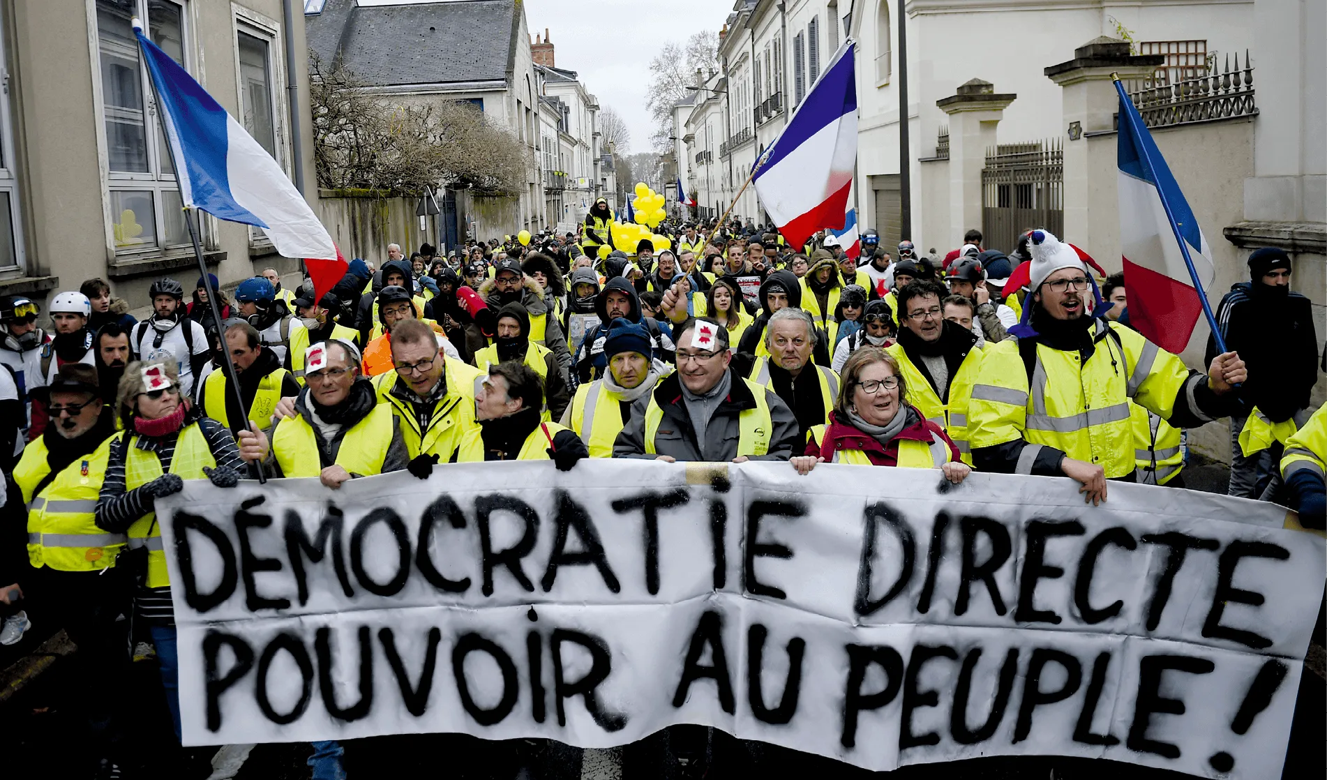 Guillaume Souvant, manifestation de « gilets jaunes » à Tours