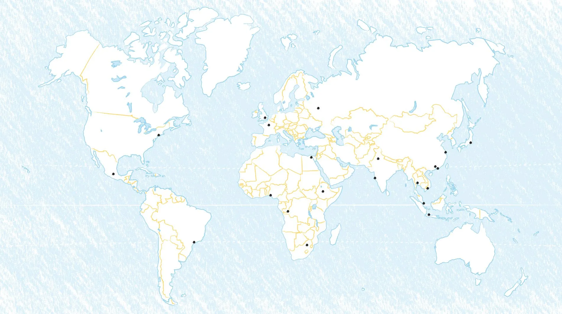 Fond de carte du monde