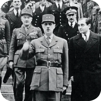 De Gaulle et Pierre Mendès France