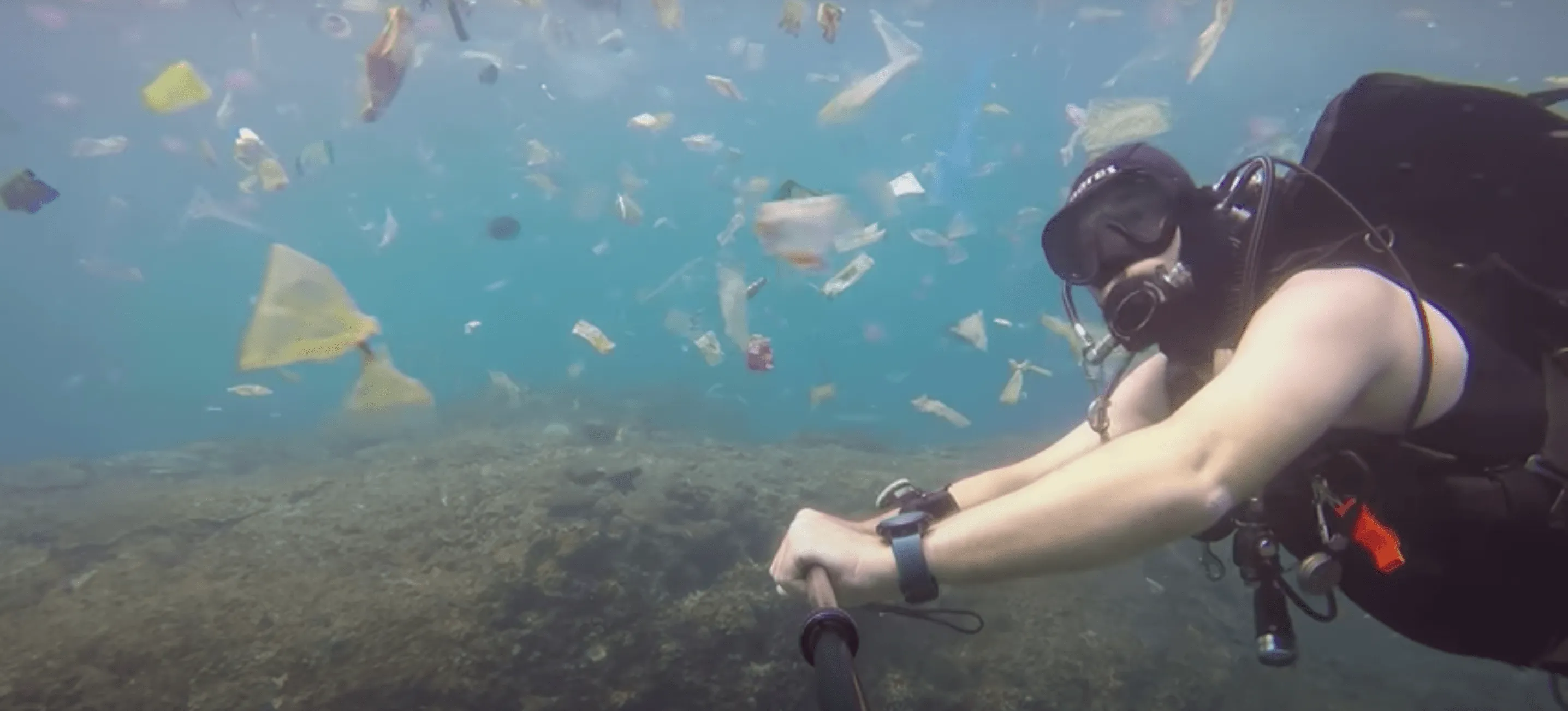 Pollution plastique en Indonésie