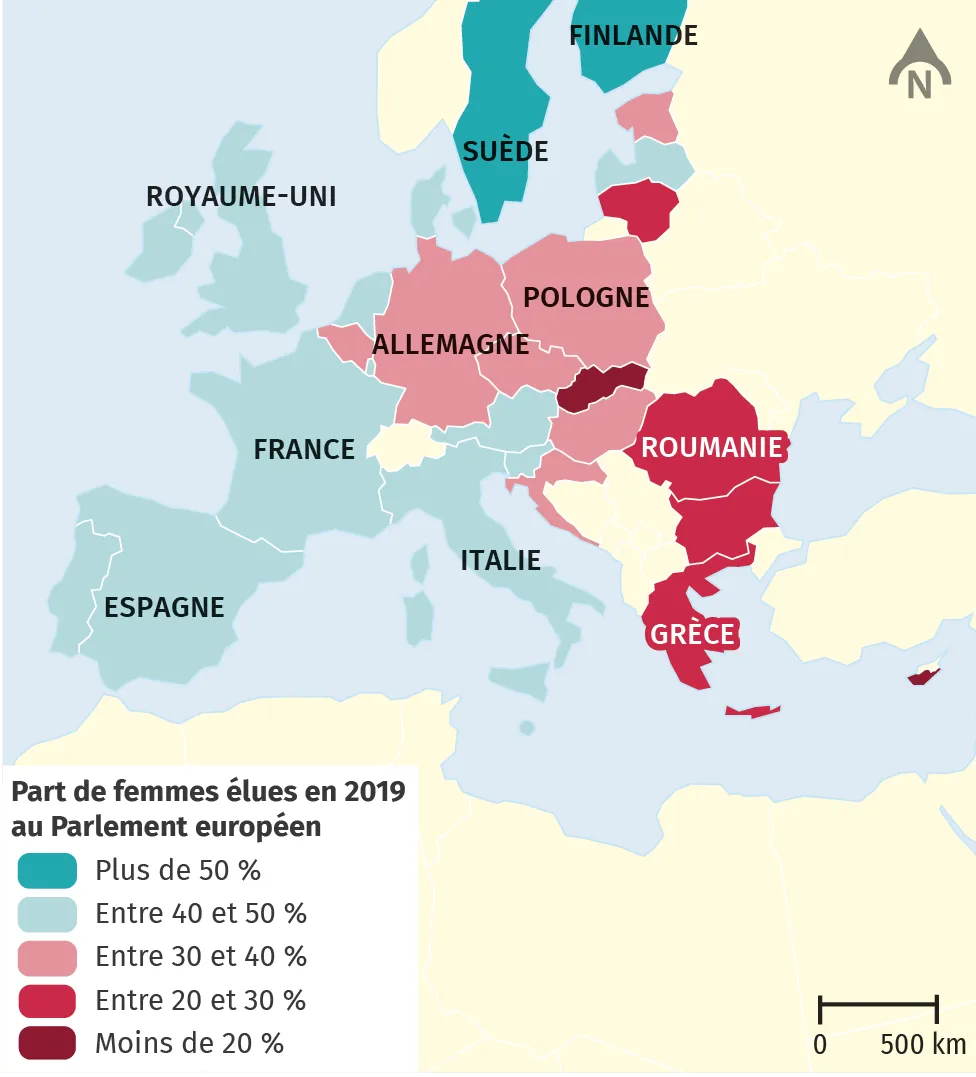 La parité hommes/femmes au Parlement  européen