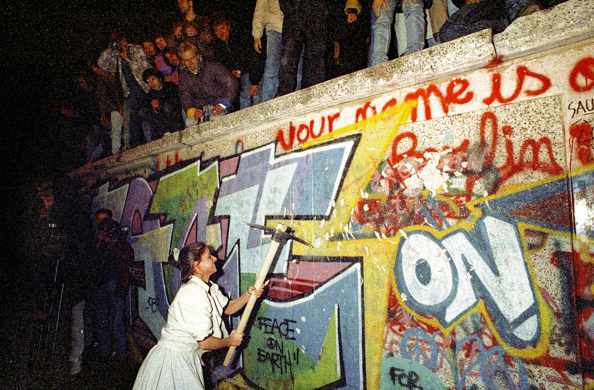 José Giribas, 9 novembre 1989, photographie.