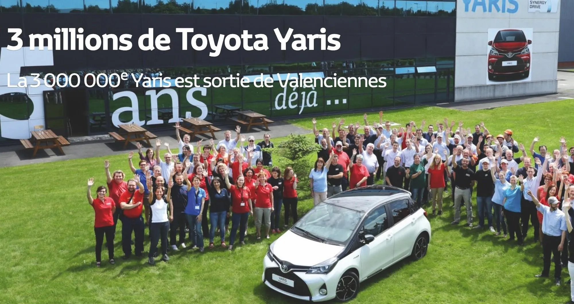 La Toyota Yaris produite dans l'usine d'Onnaing, près de Valenciennes.