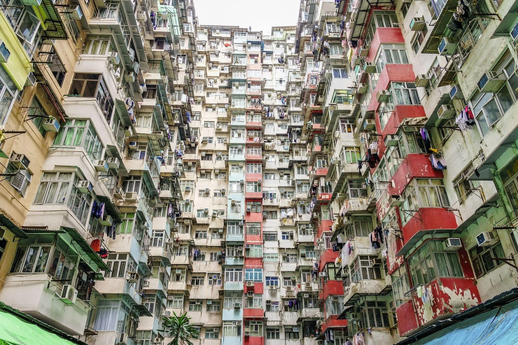 Des immeubles à Hong Kong